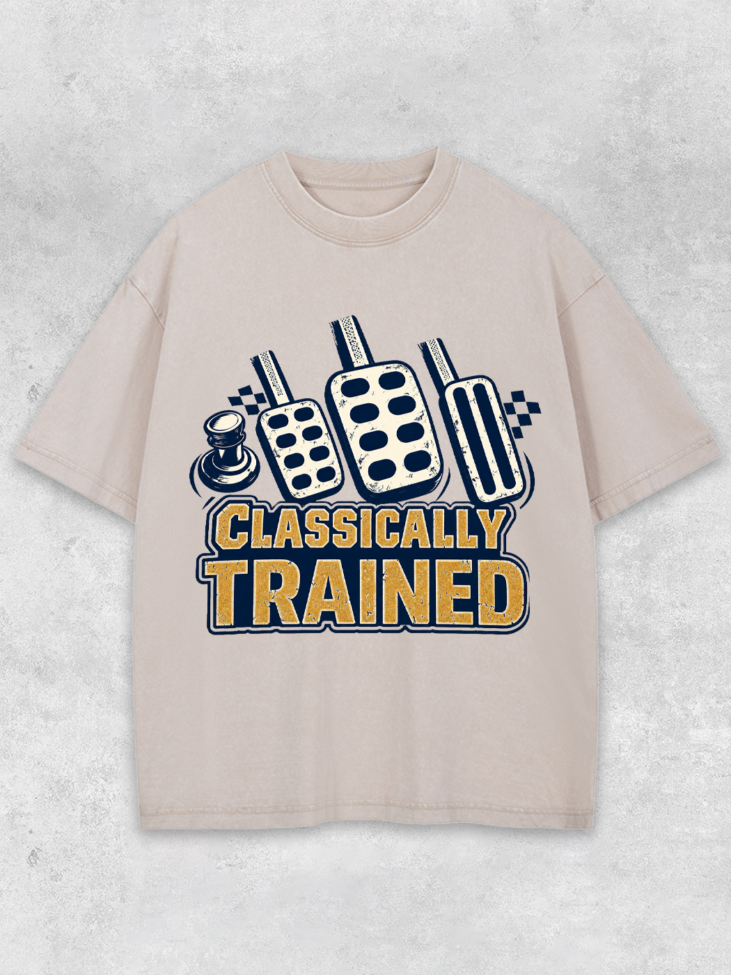 Grinram Classically Trained Manual Gear Shift Washed T-Shirt