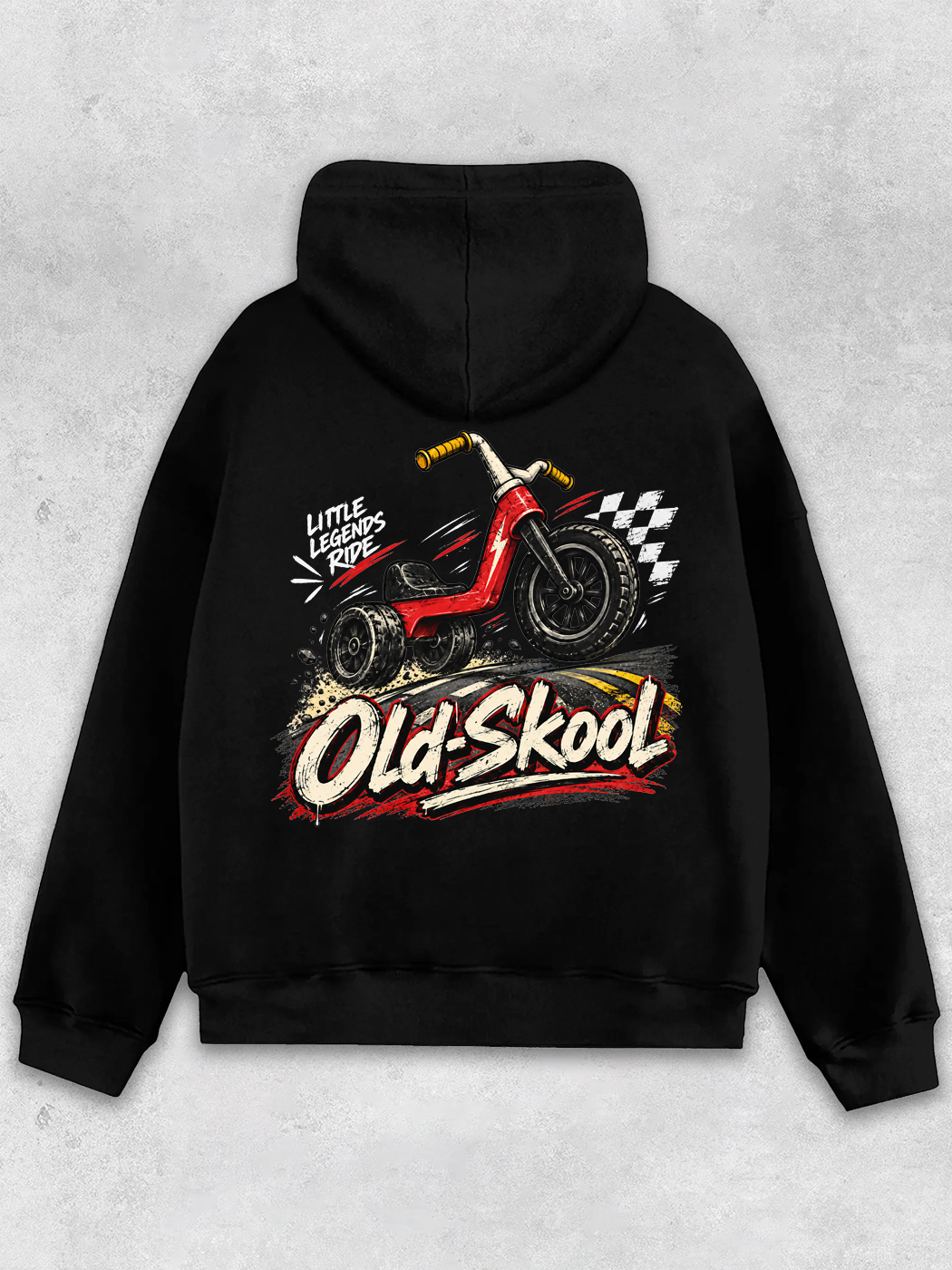 Grinram Old Skool Little Legends Ride Classic Hoodie