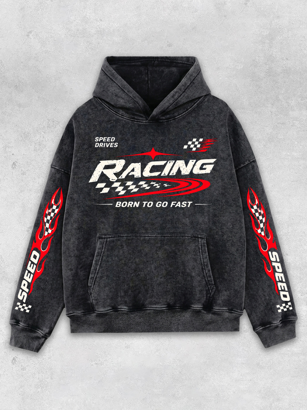 Grinram Bron To Go Fast Washed Hoodie
