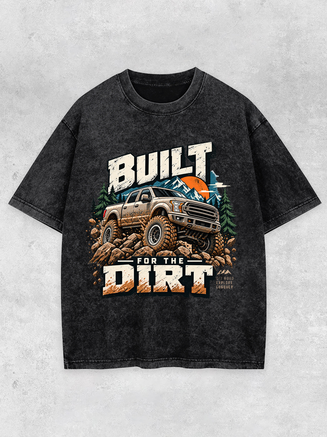 Grinram Built For The Dirt Washed T-Shirt