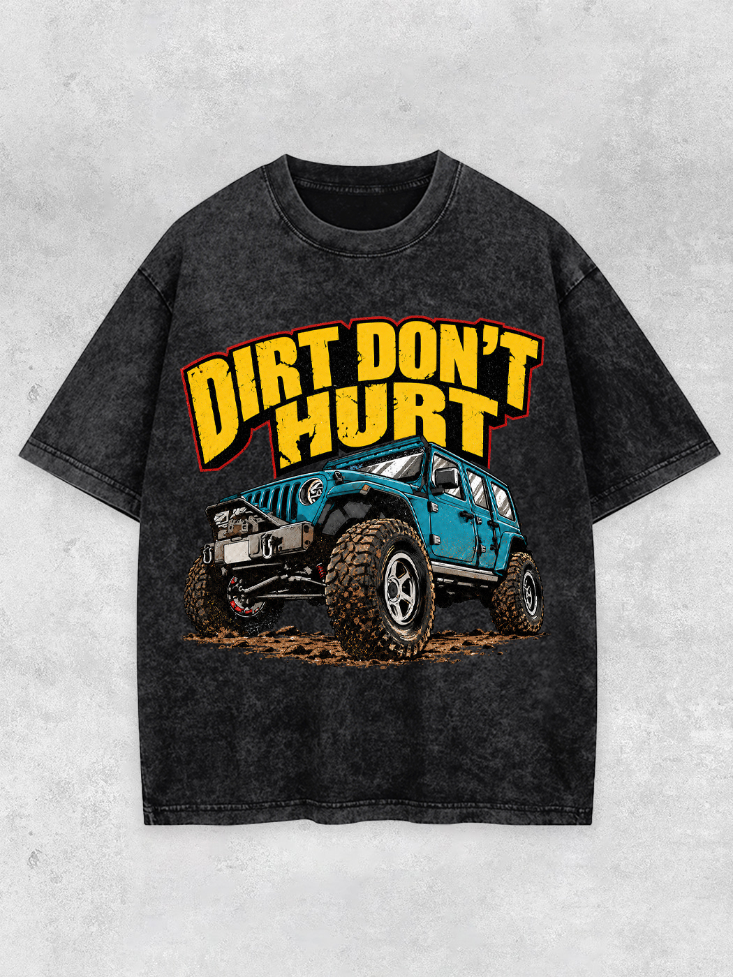 Grinram Dirt Don't Hurt Off Road Washed T-Shirt