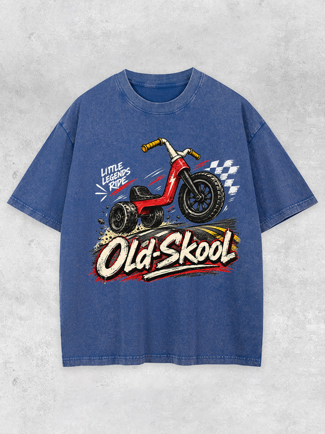 Grinram Old Skool Little Legends Ride Washed T-Shirt