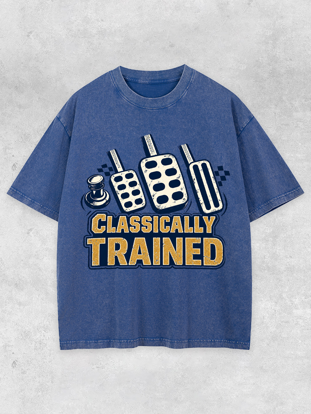 Grinram Classically Trained Manual Gear Shift Washed T-Shirt