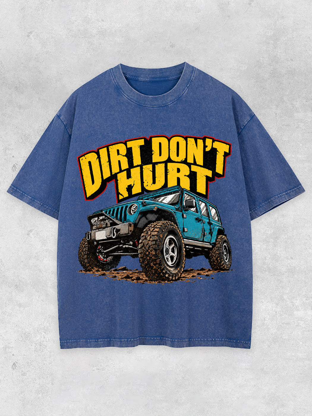 Grinram Dirt Don't Hurt Off Road Washed T-Shirt