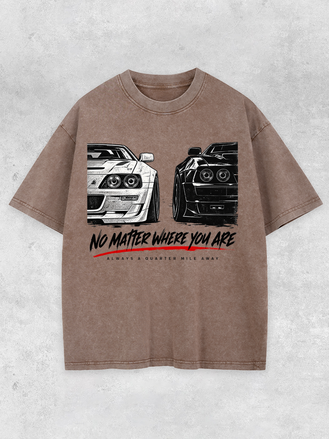 Grinram No Matter Were You Are Washed T-Shirt