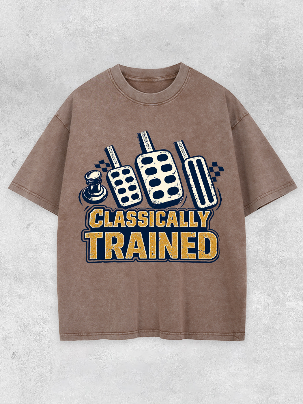 Grinram Classically Trained Manual Gear Shift Washed T-Shirt