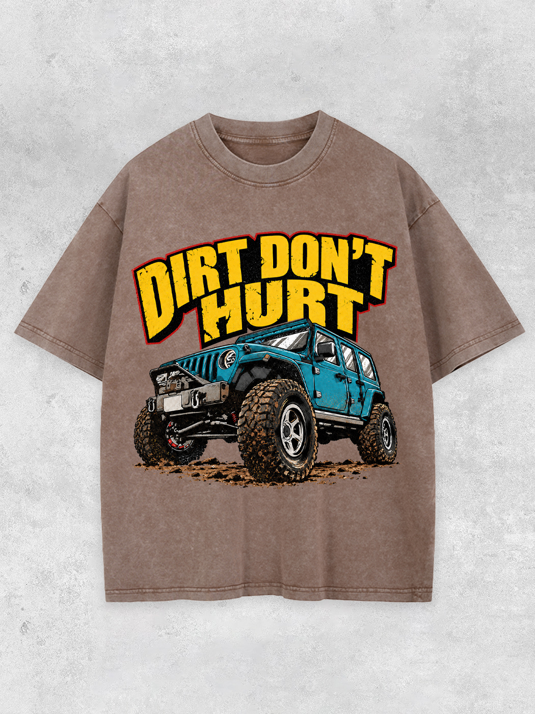 Grinram Dirt Don't Hurt Off Road Washed T-Shirt