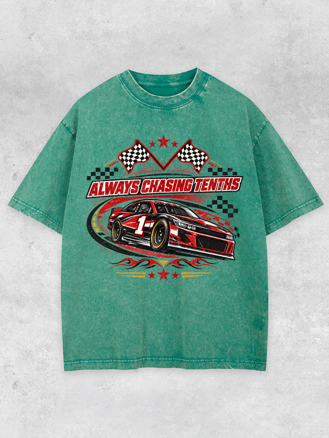 Grinram Always Chasing Tenths Washed T-Shirt