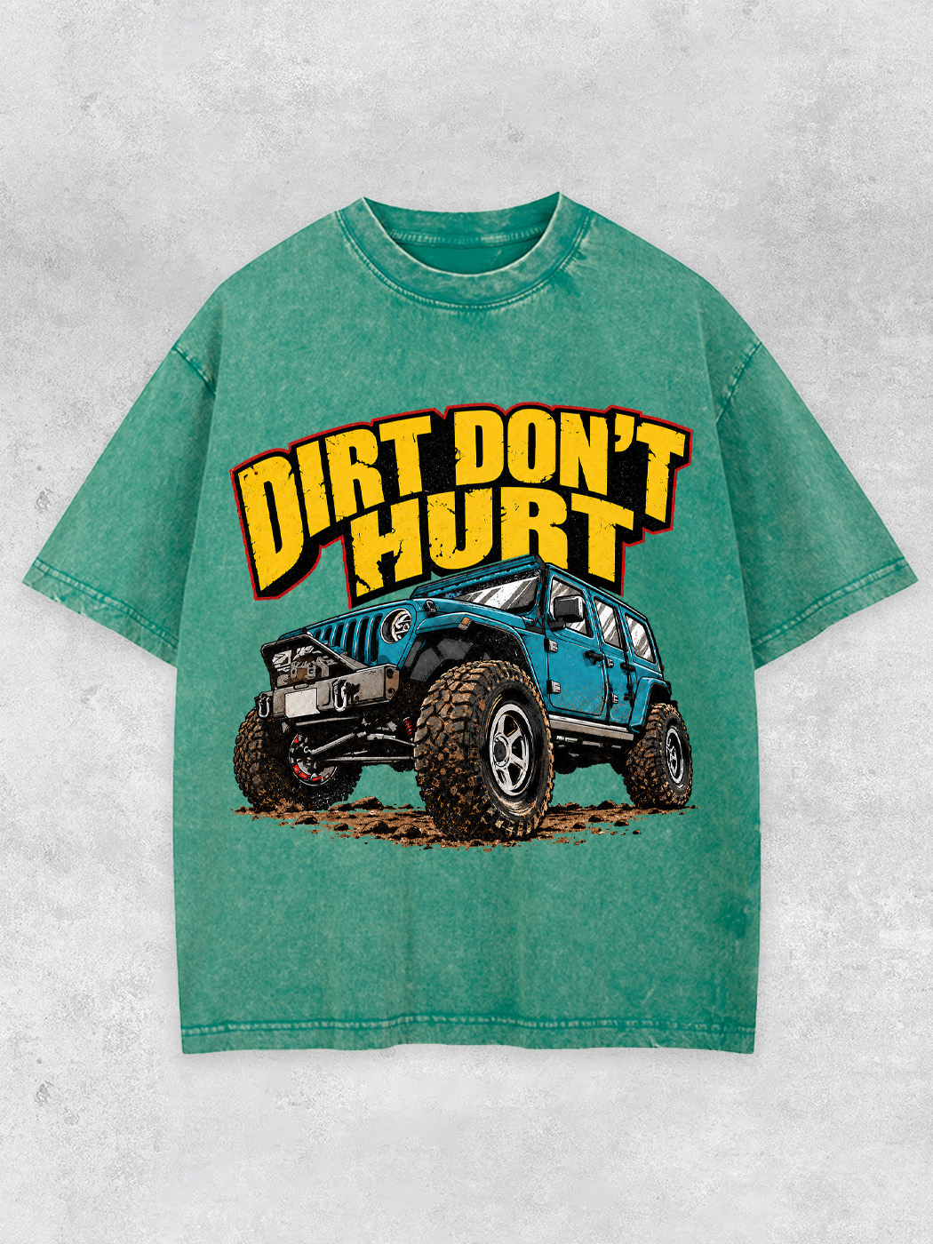 Grinram Dirt Don't Hurt Off Road Washed T-Shirt