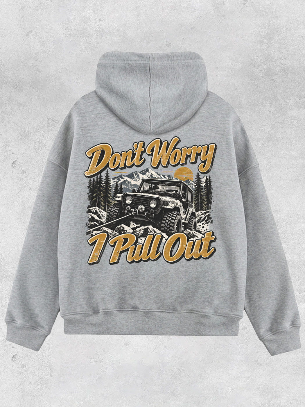 Grinram Don't Worry I Pull Out Classic Hoodie