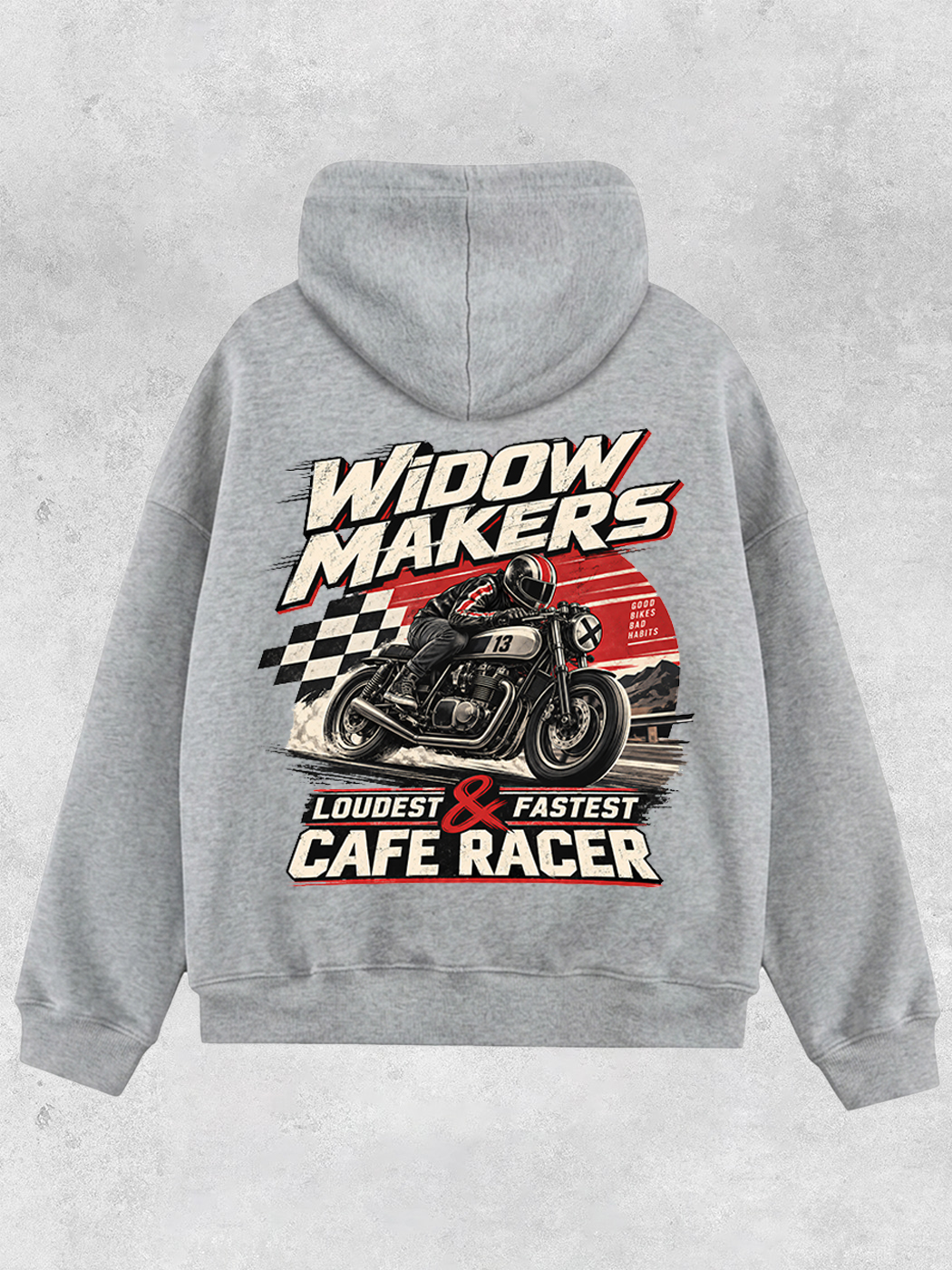 Grinram Widow Makers Cafe Racer Classic Hoodie