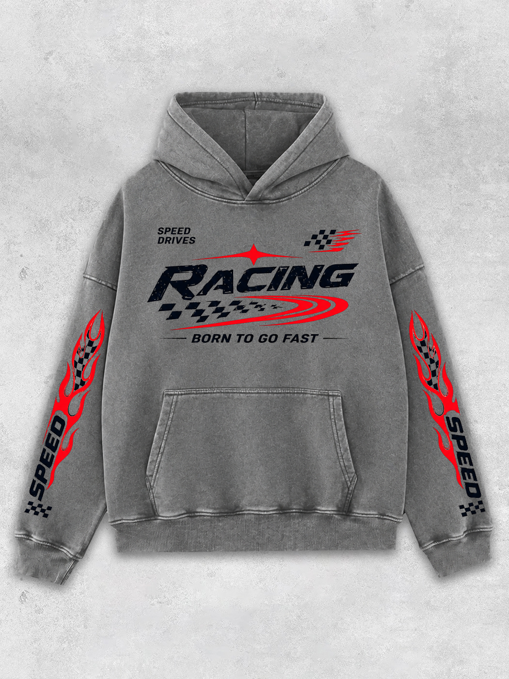 Grinram Bron To Go Fast Washed Hoodie
