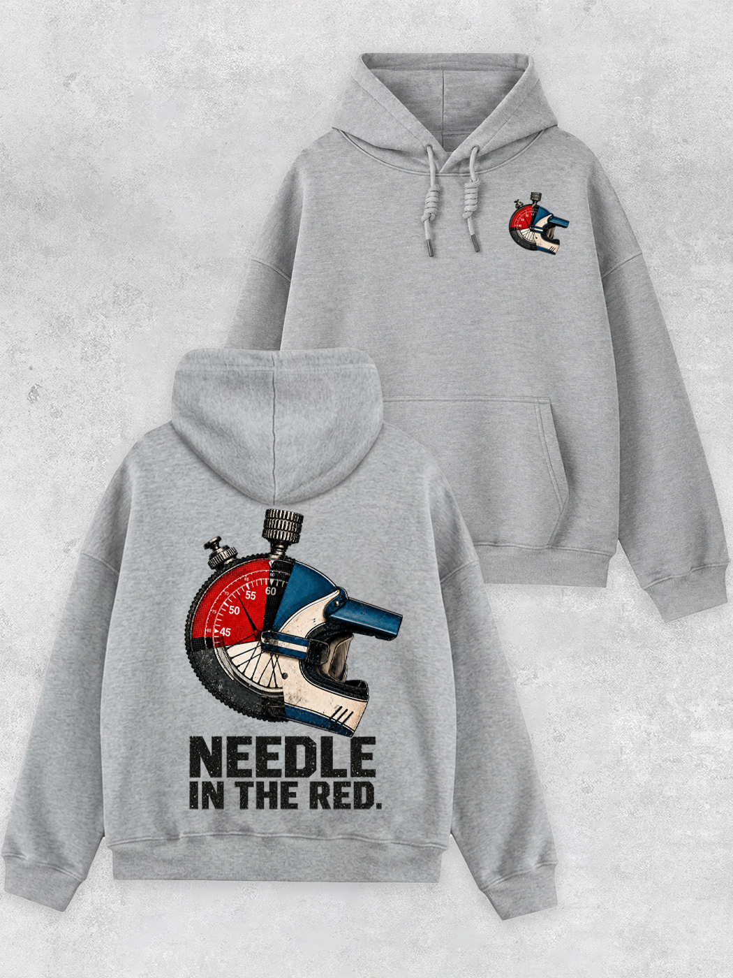 Grinram Needle In The Red Classic Hoodie