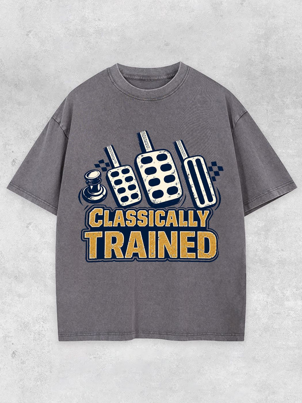 Grinram Classically Trained Manual Gear Shift Washed T-Shirt