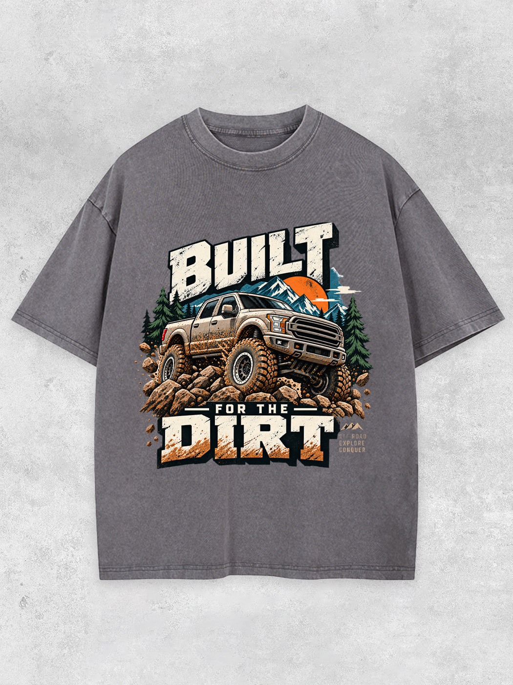 Grinram Built For The Dirt Washed T-Shirt