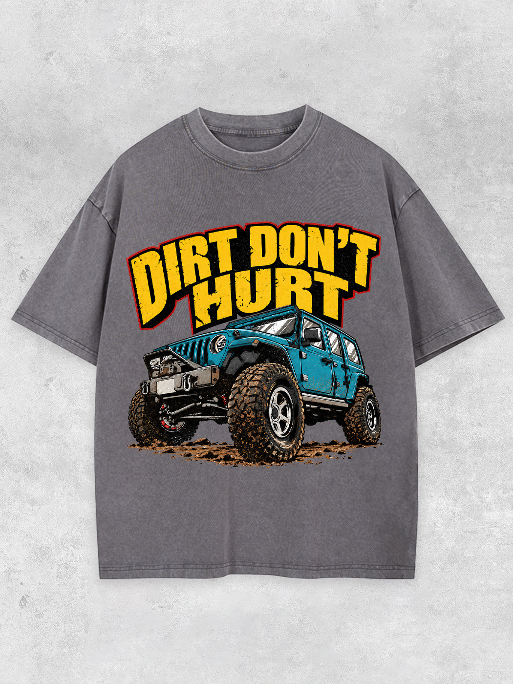 Grinram Dirt Don't Hurt Off Road Washed T-Shirt