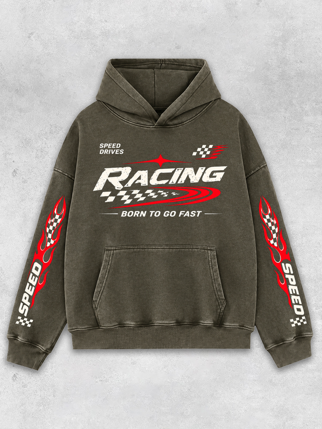 Grinram Bron To Go Fast Washed Hoodie