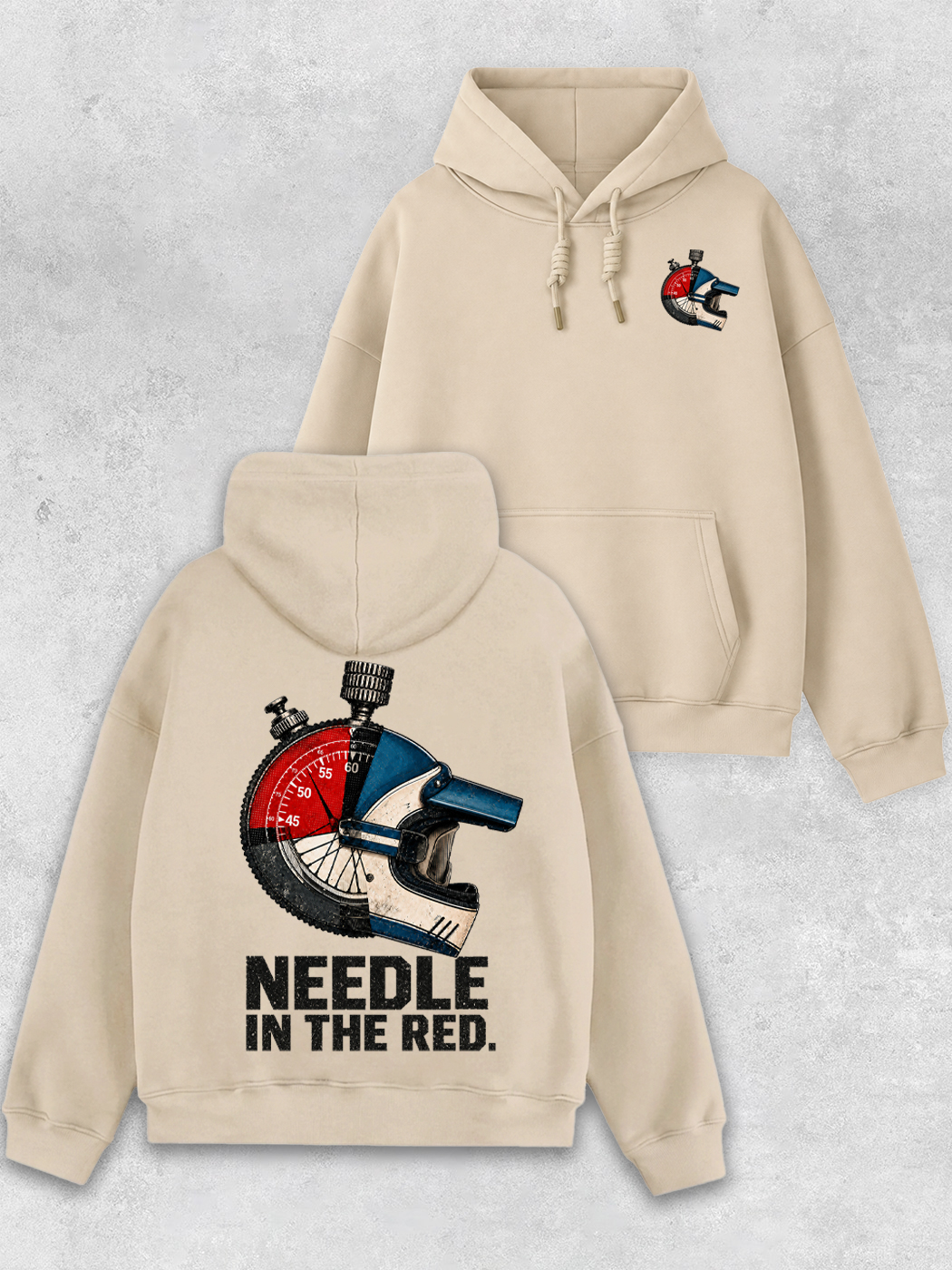 Grinram Needle In The Red Classic Hoodie