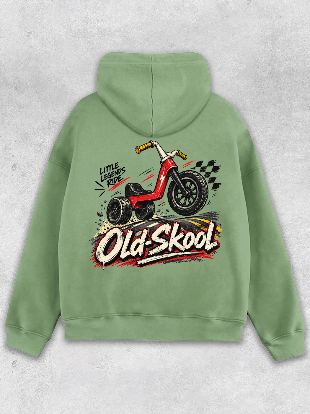 Grinram Old Skool Little Legends Ride Classic Hoodie
