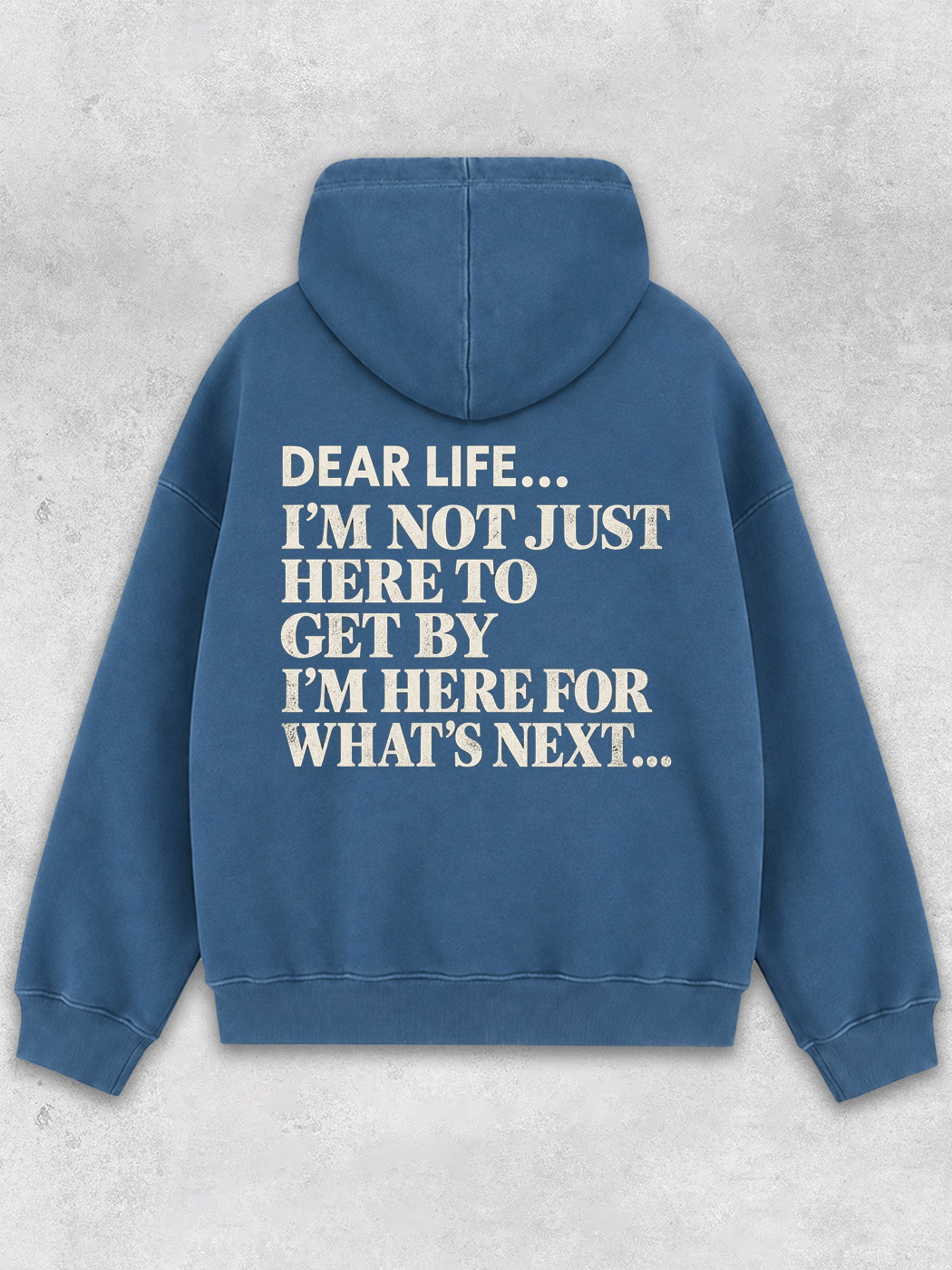 Grinram Dear Life I'm Here For What's Next Classic Hoodie