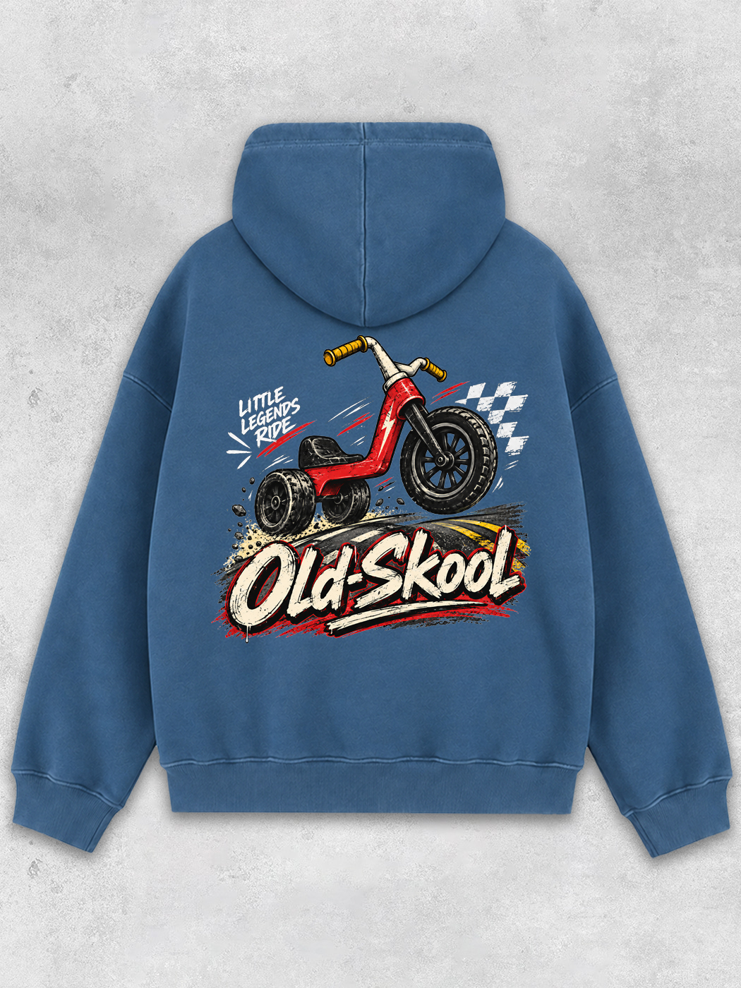 Grinram Old Skool Little Legends Ride Classic Hoodie