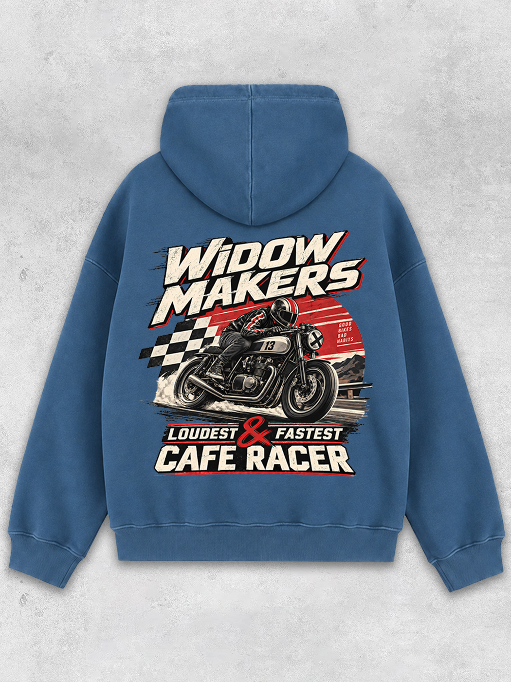 Grinram Widow Makers Cafe Racer Classic Hoodie