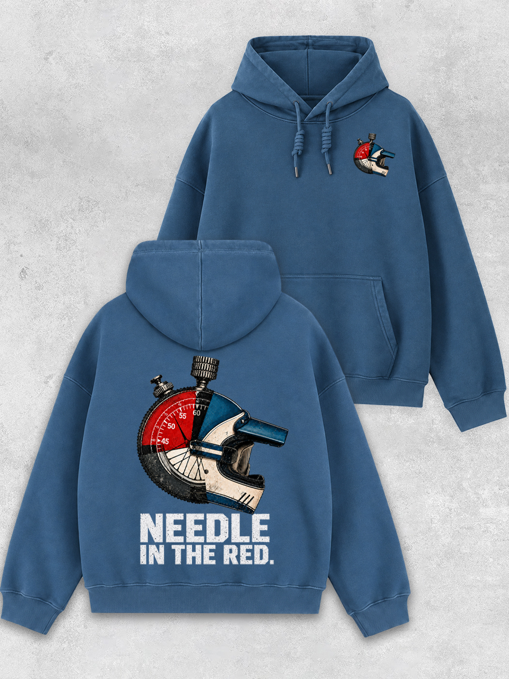 Grinram Needle In The Red Classic Hoodie