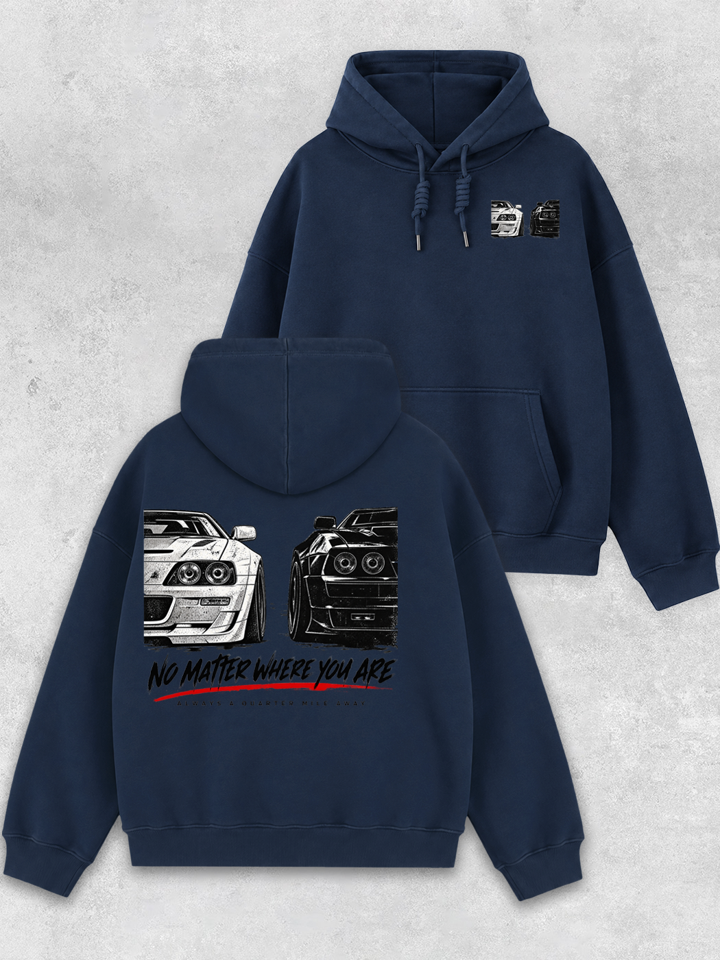 Grinram No Matter Where You Are Classic Hoodie