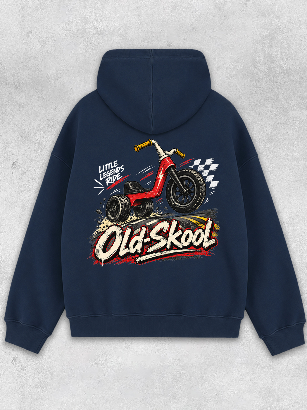 Grinram Old Skool Little Legends Ride Classic Hoodie
