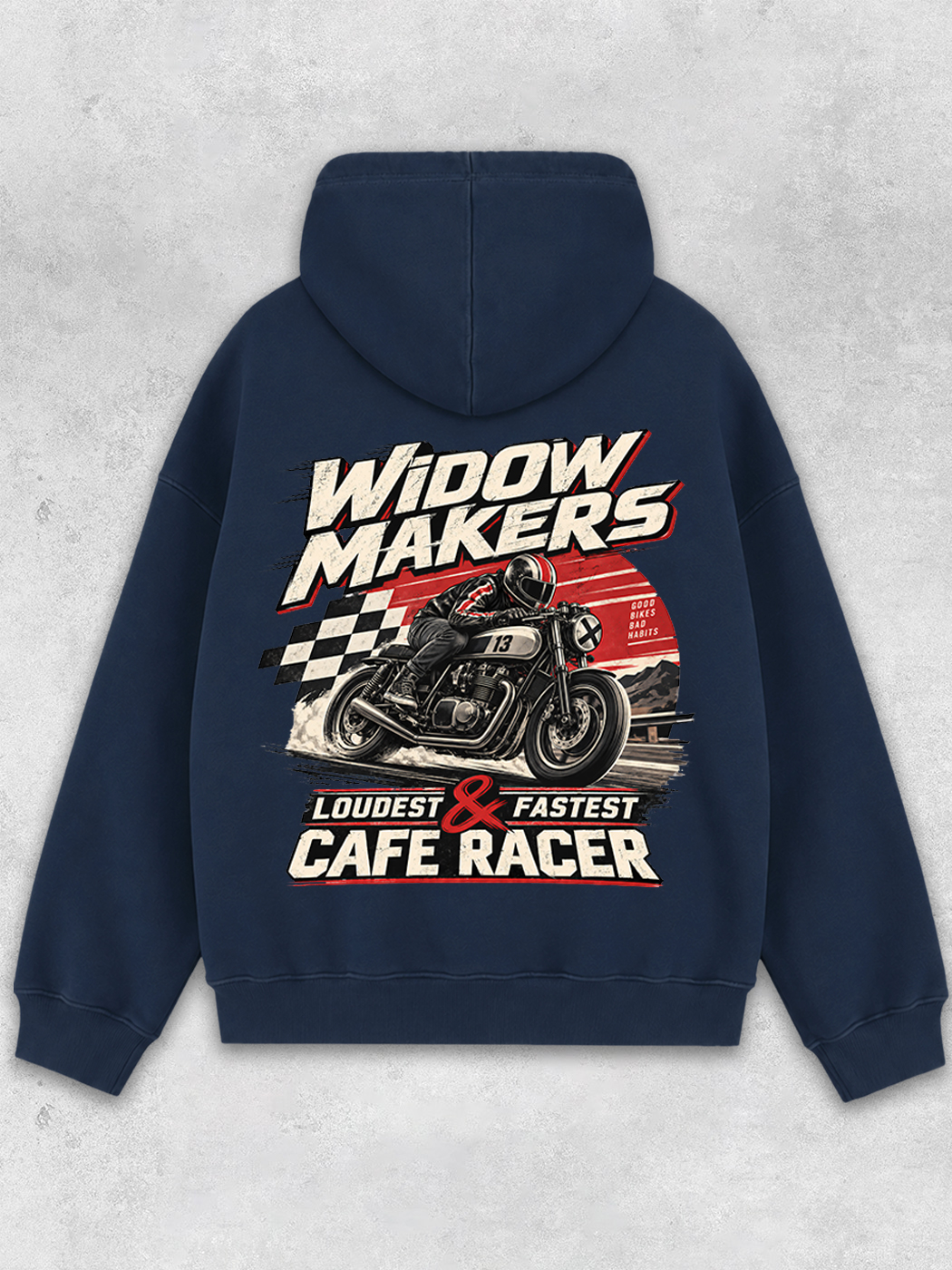 Grinram Widow Makers Cafe Racer Classic Hoodie