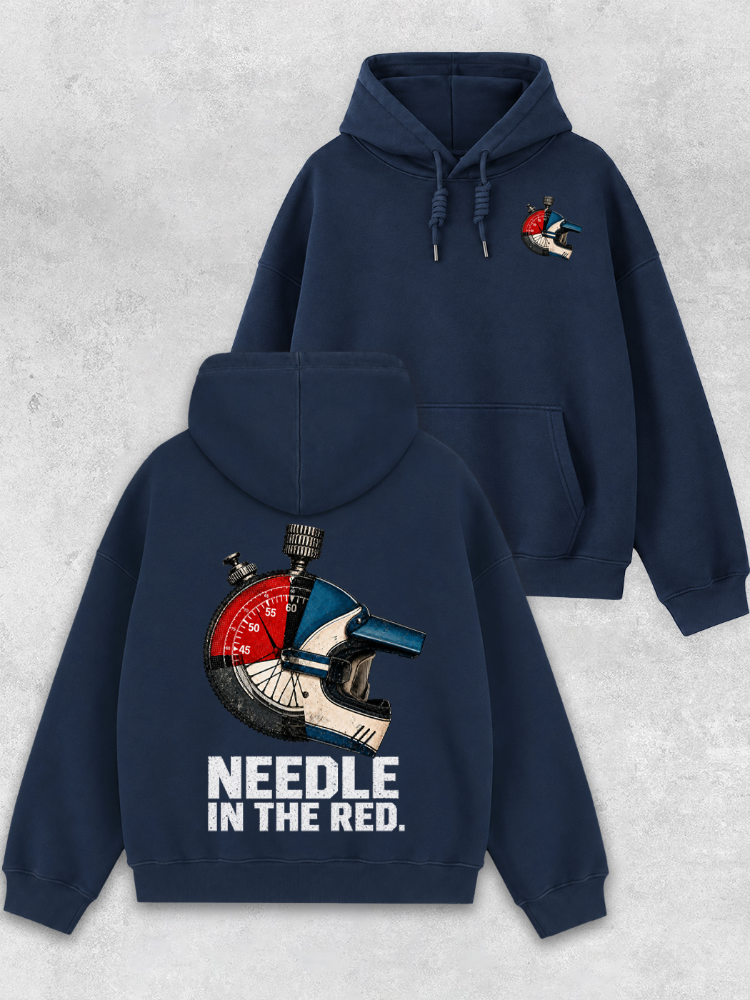 Grinram Needle In The Red Classic Hoodie