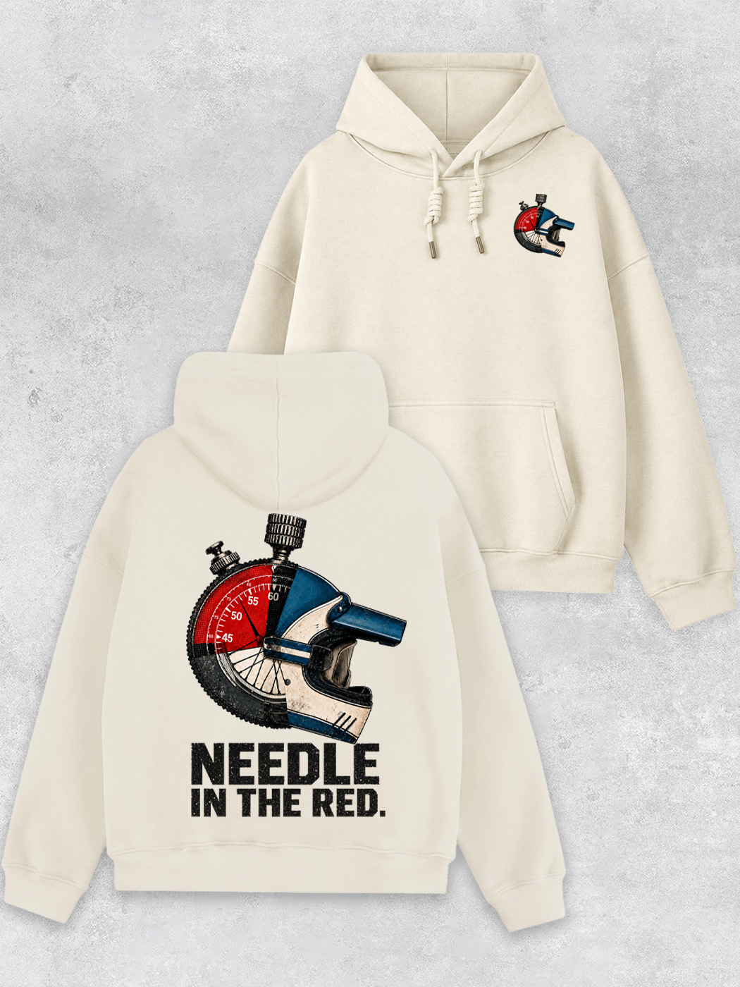 Grinram Needle In The Red Classic Hoodie