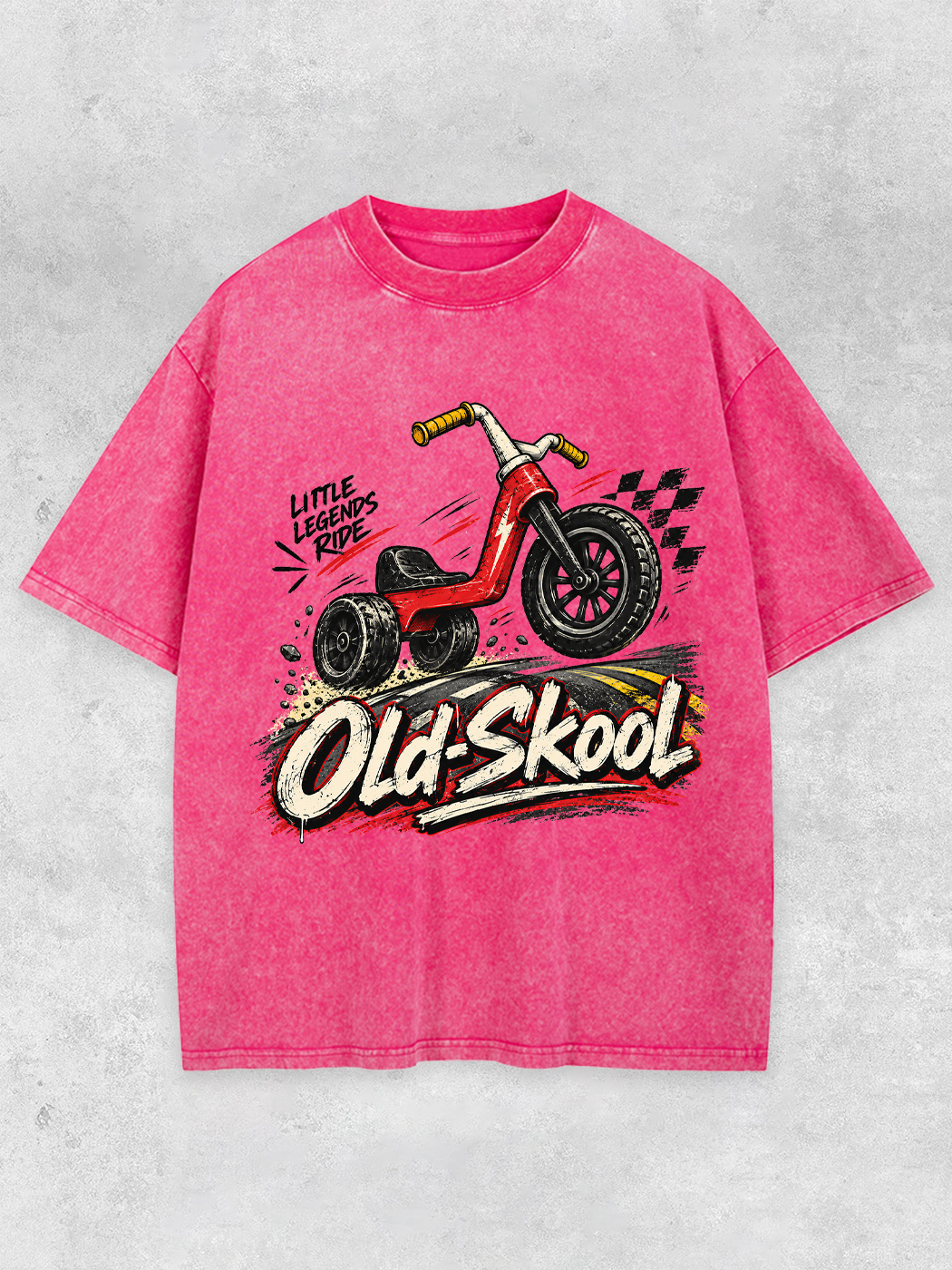 Grinram Old Skool Little Legends Ride Washed T-Shirt