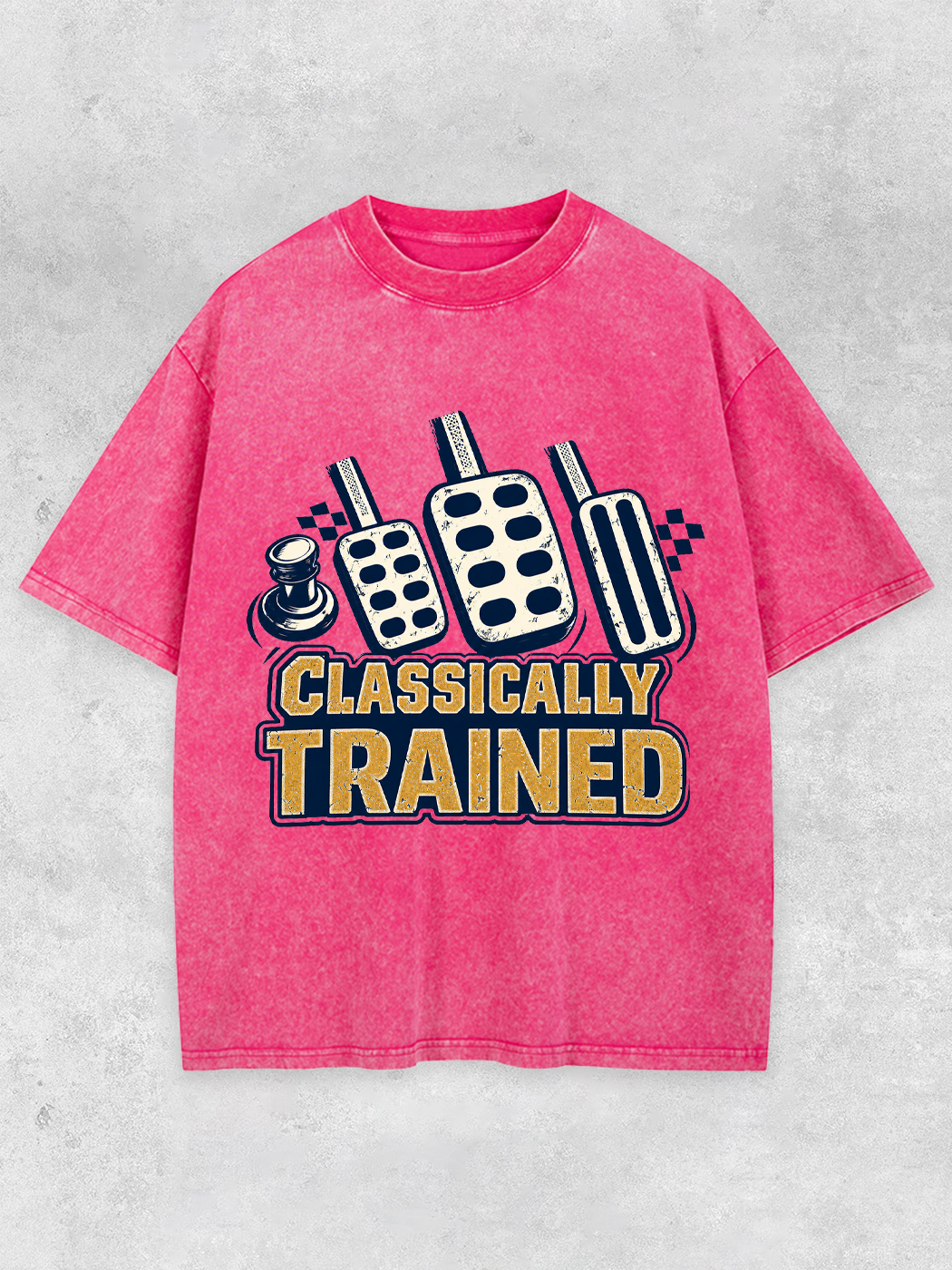 Grinram Classically Trained Manual Gear Shift Washed T-Shirt