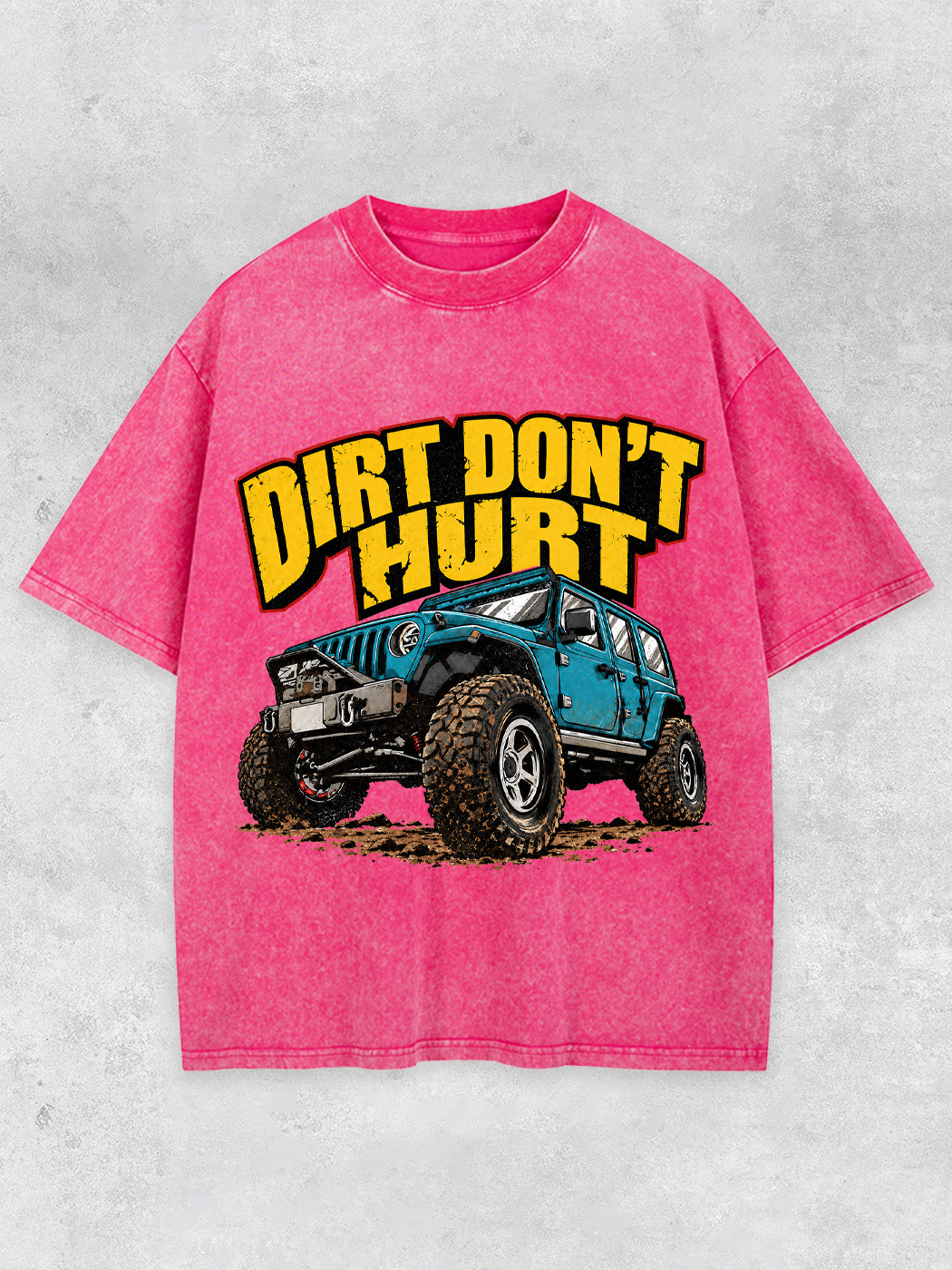 Grinram Dirt Don't Hurt Off Road Washed T-Shirt