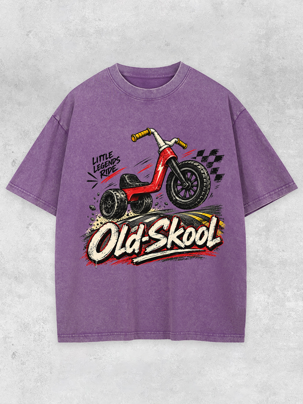 Grinram Old Skool Little Legends Ride Washed T-Shirt