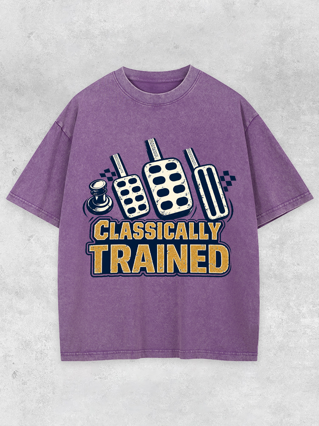 Grinram Classically Trained Manual Gear Shift Washed T-Shirt