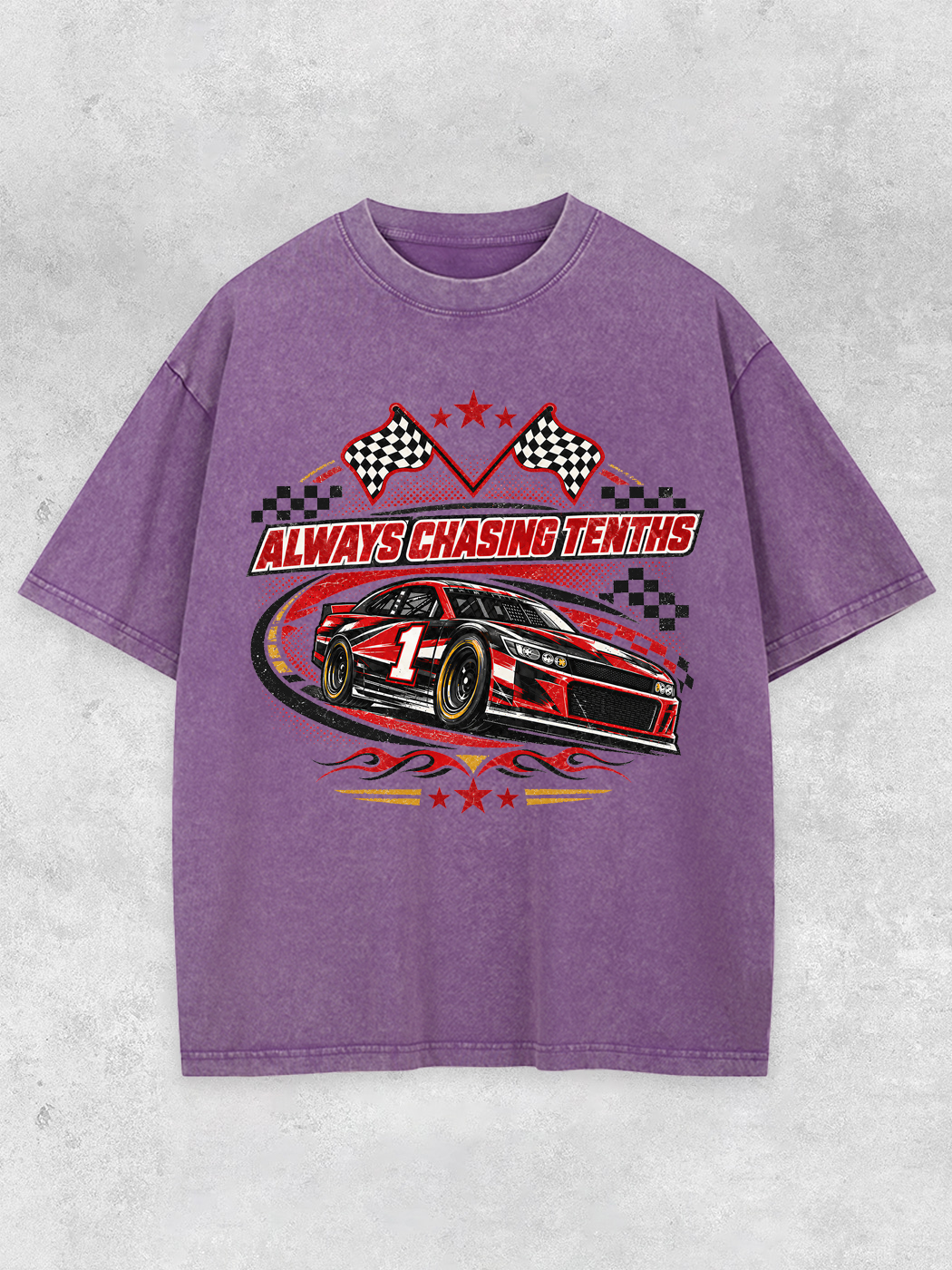 Grinram Always Chasing Tenths Washed T-Shirt
