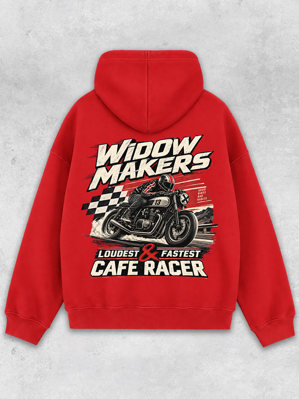 Grinram Widow Makers Cafe Racer Classic Hoodie