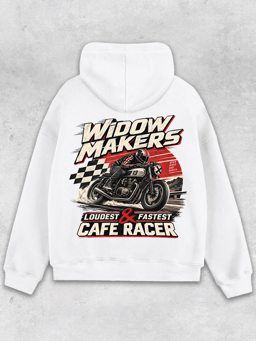 Grinram Widow Makers Cafe Racer Classic Hoodie
