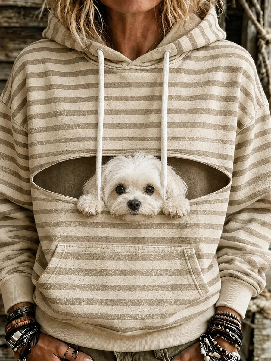 Women's Cute Dog Hoodie