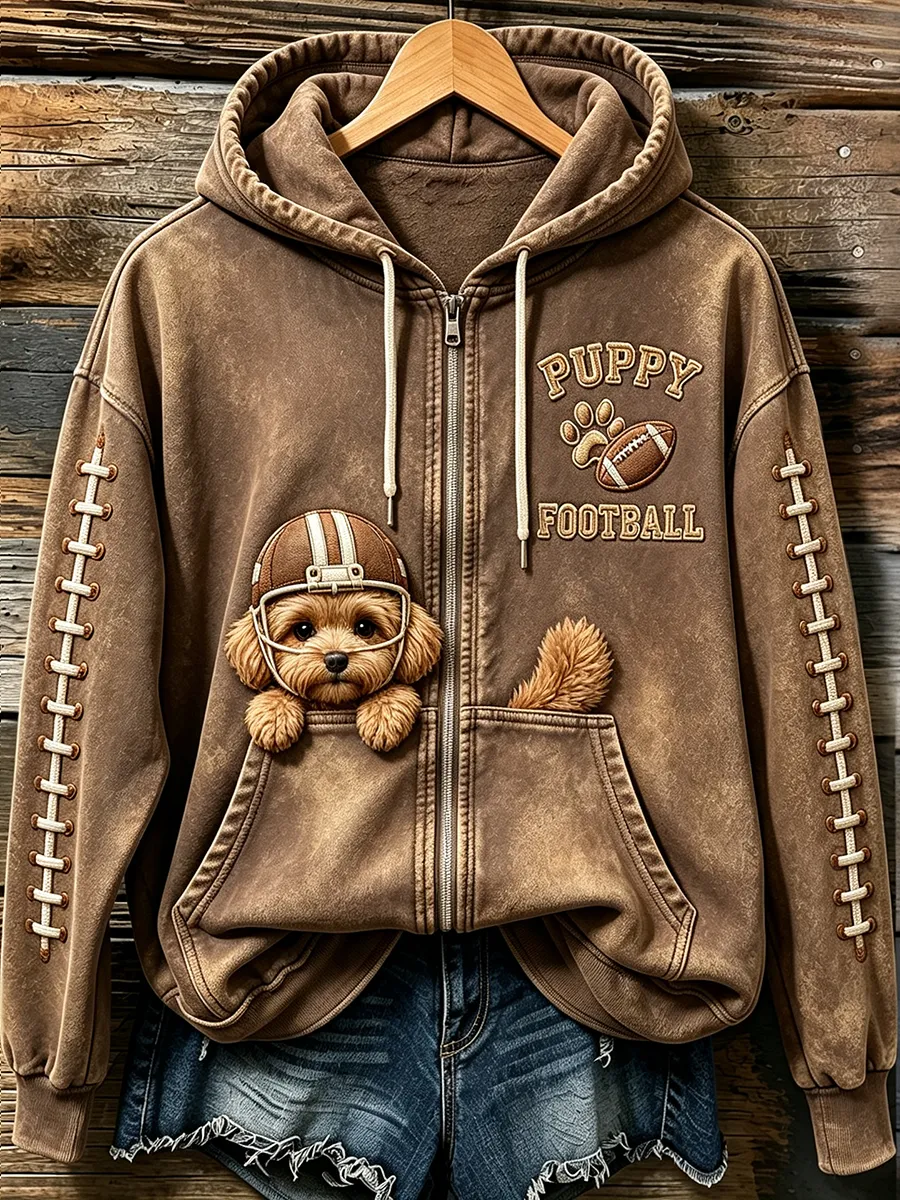 Women's Cute Dog Hoodie