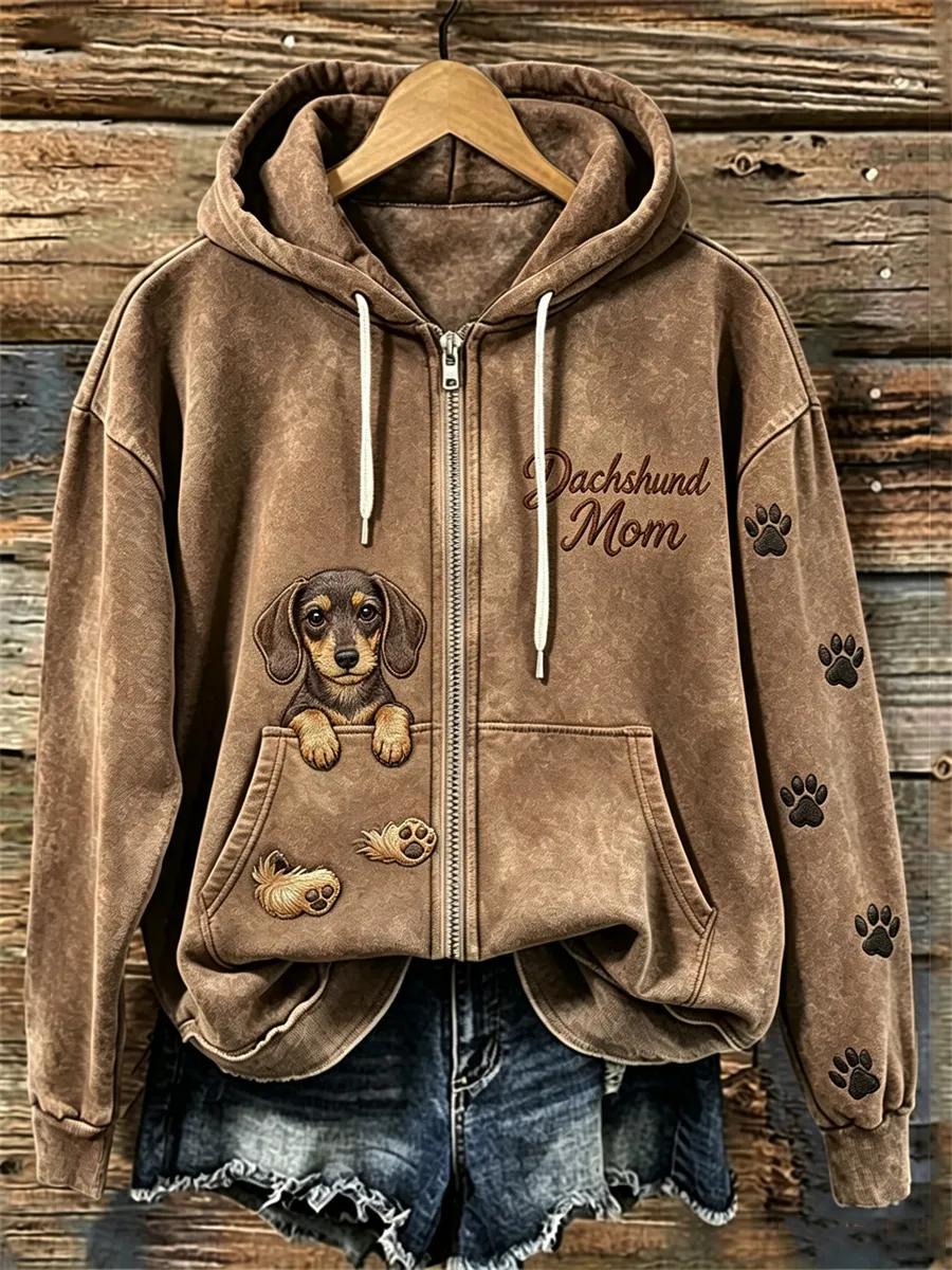 Women's Cute Dog Hoodie