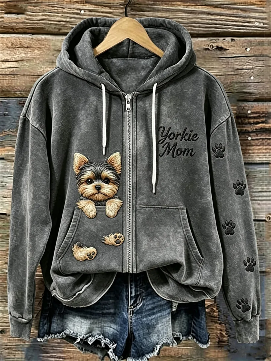 Women's Cute Dog Hoodie