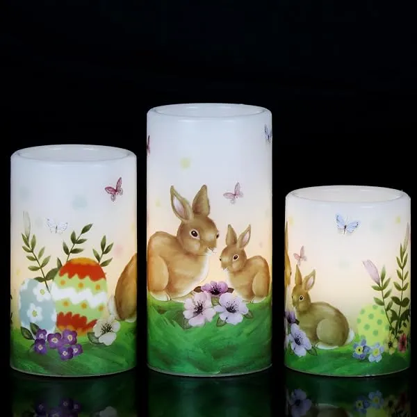 Remote Controlled Flickering LED Candles | Christmas Winter Home Decor