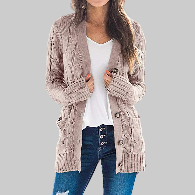  Casual Long Sleeve Button Down Cardigan