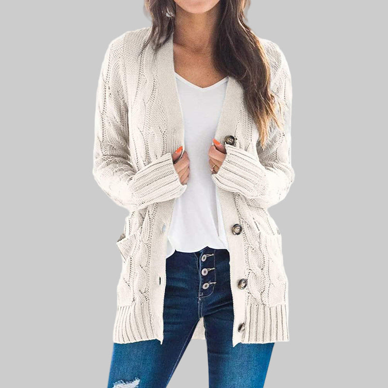  Casual Long Sleeve Button Down Cardigan