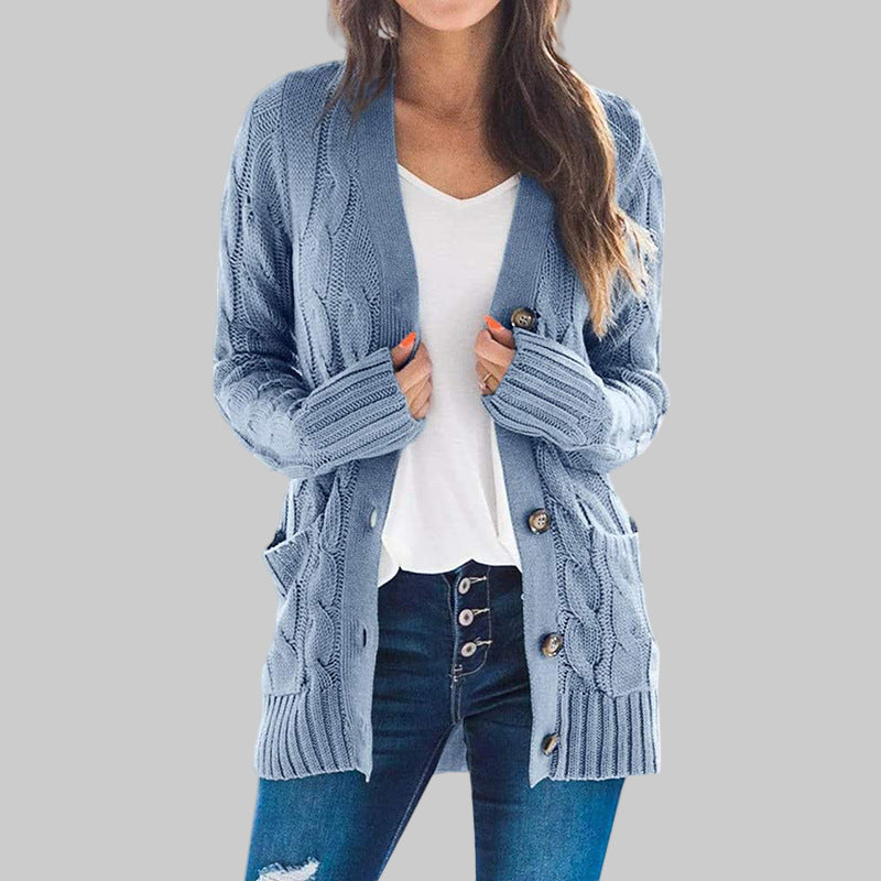  Casual Long Sleeve Button Down Cardigan