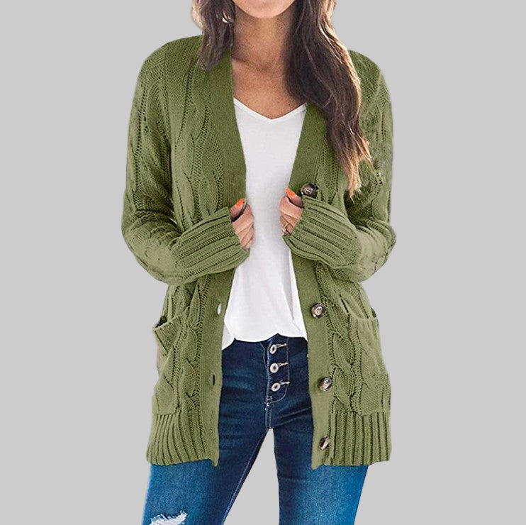  Casual Long Sleeve Button Down Cardigan