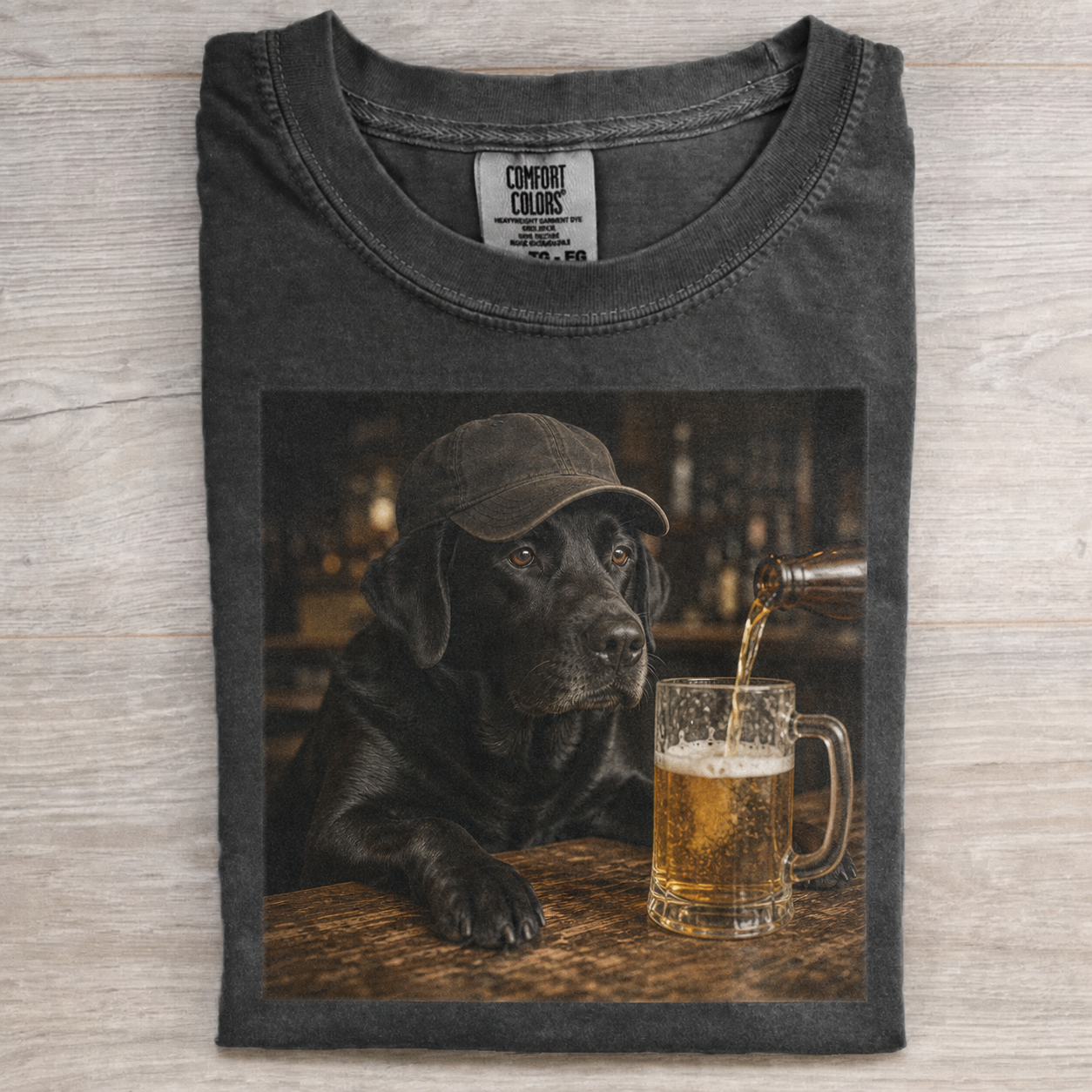 Weekend Pub Labrador Retriever Graphic T-shirt